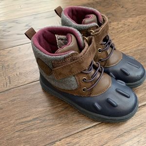 Toddler boy “duck boots”
